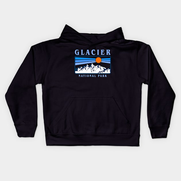 glacier national park Kids Hoodie by hardy 